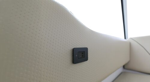 Enchufe cargador USB TILE Scanstrut SC-TILE-20 negro empotrado DOBLE USB-C - Imagen 4 de 6
