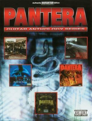 Pantera Guitar Anthology : Authentic Guitar-Tab Edition, Paperback by Pantera...