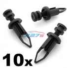 10x 9mm Front & Rear Plastic Bumper Clips- Fits Toyota MR2, Supra & Celica