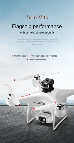 Professional S116 MAX Drone 5G 6K HD ESC CameraBrushless Motor Obstacle Avoidanc - Picture 6 of 22