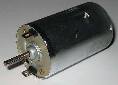 24V DC Electric Hobby Motor - 4400 RPM - 3.17mm Shaft Same Side as Terminals