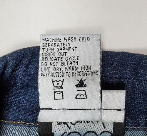 Koos of Course! Denim Cotton Jacket W/ Embroidery Women’s Medium - Picture 3 of 12