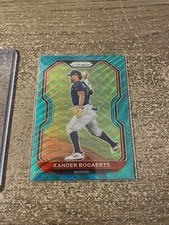 2021 Panini Prizm Tier III Teal Wave Prizm Xander Bogaerts #215