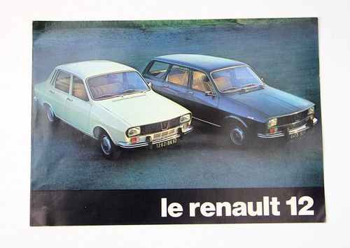Renault 12 Brochure Originale 1973 - Catalog - Depliant Vintage Car Brochure - Imagen 11 de 24
