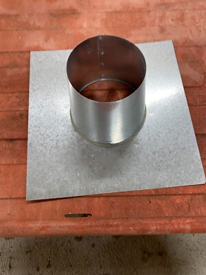 Cone roof flashing 5'' (straight) 5  flat roof hart & cooley