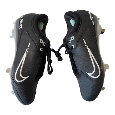 Nike Hyperdiamond 4 Elite Women's Softball Cleats  Black/Grey  Sz 8.5 CZ5917-010