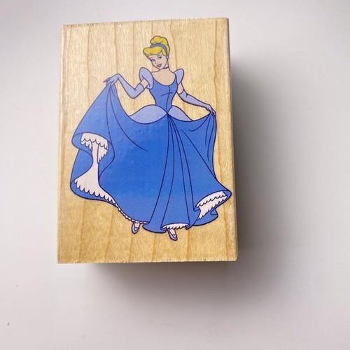 Cinderella~Disney Princess~Rubber Stamp~Wood Base~2"X 3"~All Night Media 970-H02