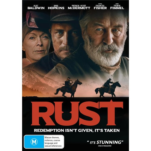BRAND NEW Rust Movie Alec Baldwin DVD 2024 | SEAL & REGION 4 | FREE POST