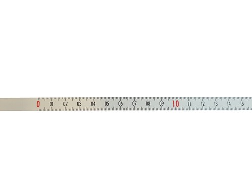 Stahlmaßband, Metall Maßband, selbstklebend, links nach rechts 100cm - Bild 2 von 2
