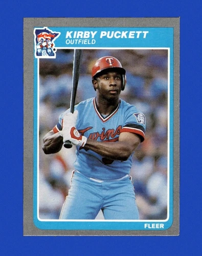 1985 Fleer Set-Break #286 Kirby Puckett RC NR-MINT *GMCARDS*
