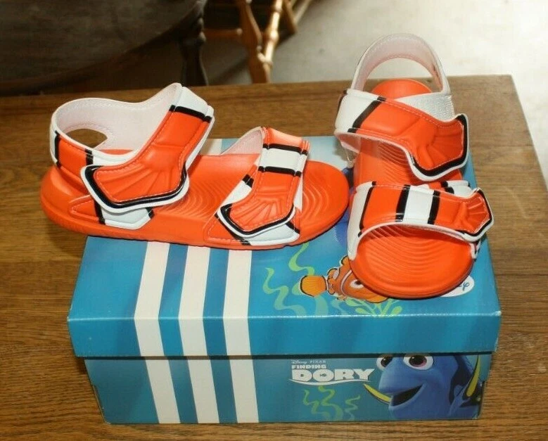 SANDALI ADIDAS DISNEY AKWAH 9 NUOVI CON SCATOLA TAGLIA NEONATO 4 ARANCIONE BIANCO SPEDIZIONE GRATUITA