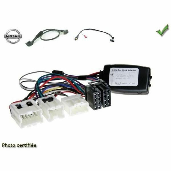 Commande au volant pour Nissan X-Trail Sport 2001-2007 avec système Bose