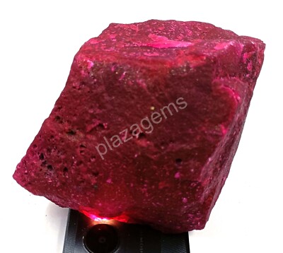 5102.5 CT Natural Red Ruby Rough Dyed EGL Certified Loose Gemstone  5MRX
