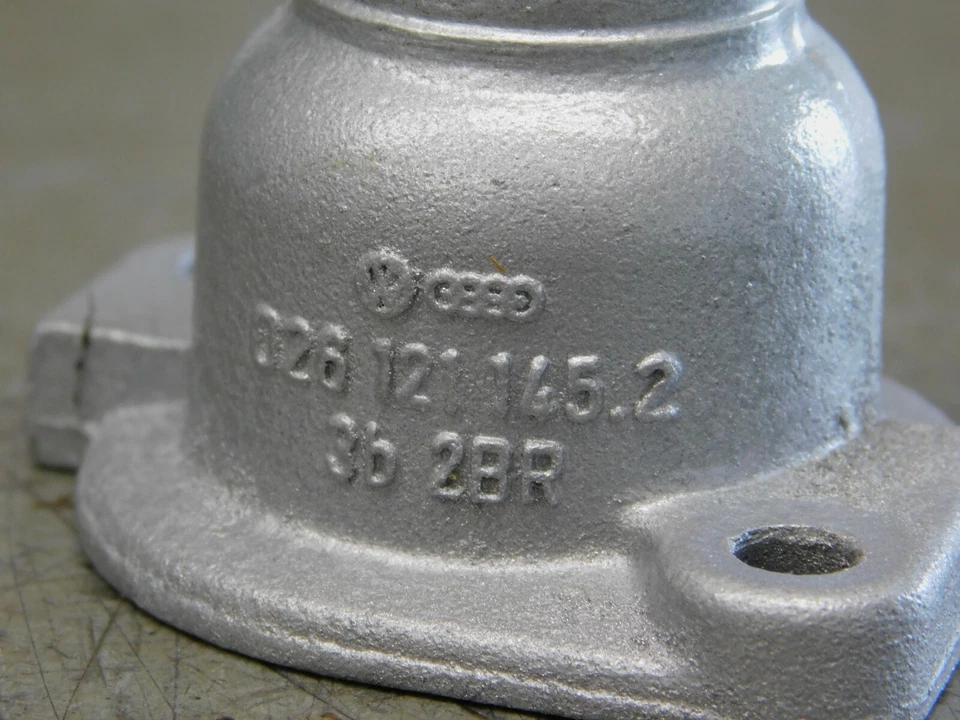 1991 1992 1993 Volkswagen Fox 1.8 M/T Engine Coolant Outlet Flange 026121145.2 - Image 3 of 3