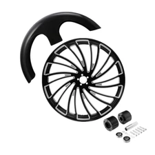 30" Front Wheel Rim Hub Dual Disc Fender For Harley Touring Electra Glide 08-25