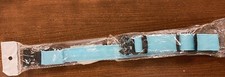Dog Collar Blue Med/Large Reflective Strip. New