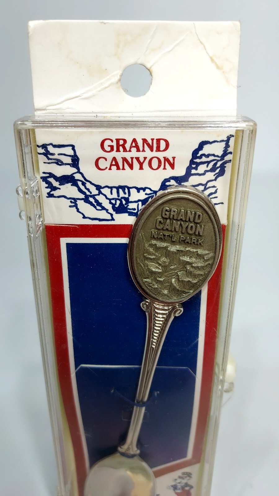 Vintage Souvenir Cameo TeaSpoon Collectible Grand Canyon National Park