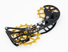 KCNC SXT MTB Cycle Oversized Pulley Wheel Cage for XTR M9000/XT M8000 in Gold
