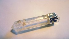 Halb Edelstein Anh&auml;nger 2,5-4cm Bergkristall u.a. ciondolo pendentif B-WARE