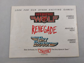 Bubble Bobble (Nintendo NES) Instruction Manual ONLY