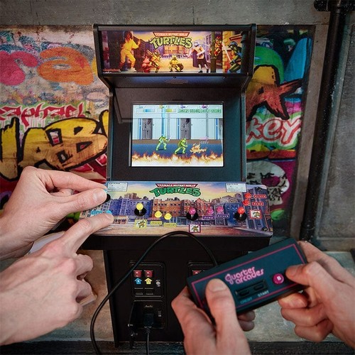 Official TMNT – Turtles in Time Quarter Size Arcade Cabinet-Exclusive Signed CE - Picture 5 of 8