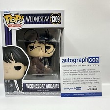 Tim Burton AUTOGRAPH Wednesday TV - Wednesday Addams 1309 Signed Pop ACOA
