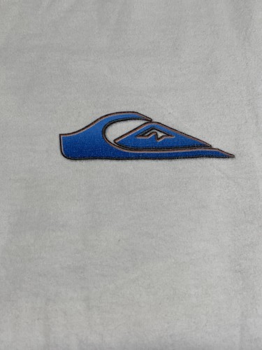 Vintage Quiksilver Kids Graphic T-Shirt Double Sided Hawaiian Hibiscus Logo Sz M - Picture 3 of 8