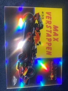 2020 TOPPS CHROME F1 WORLD ON WHEELS #54W-5 MAX VERSTAPPEN REFRACTOR SILVER HOLO