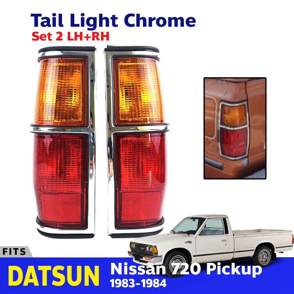 【ひ22】JOS リヤライト 未使用 Tail Light Rear Lamp Chrome +Blub Fits Datsun Nissan 720 Pickup