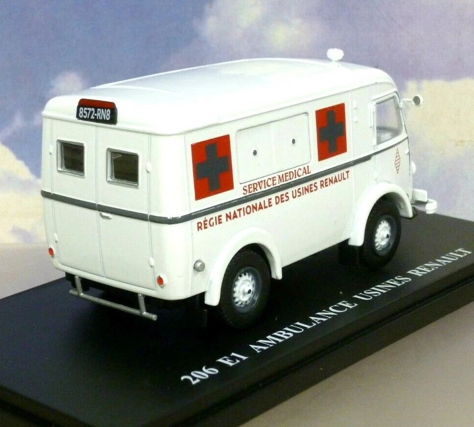 1/43 RENAULT 206 E1 AMBULANCE RENAULT WORKS 1945 HACHETTE PART-WORK DIECAST - Image 2 of 4