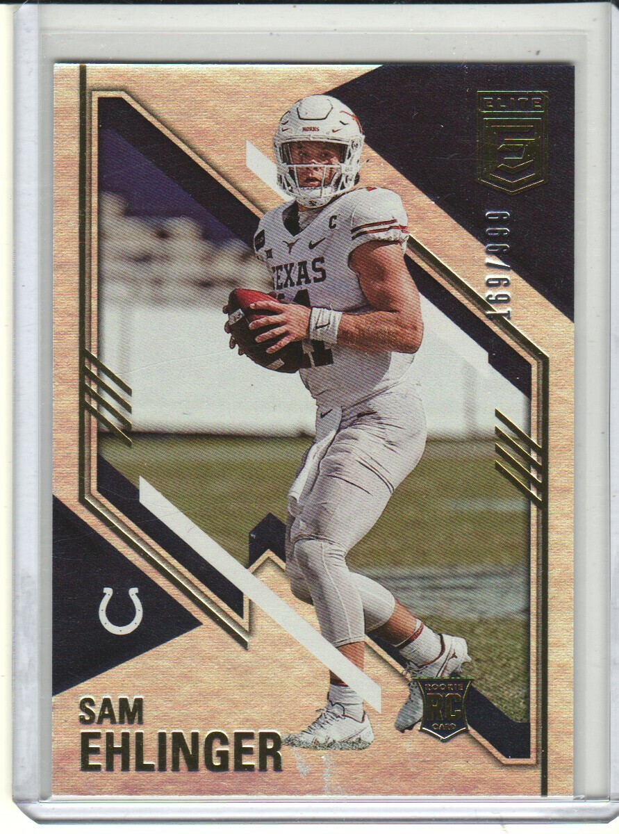 2021 Panini Elite 🏈  Sam Ehlinger RC #170 - Indianapolis Colts 169/999