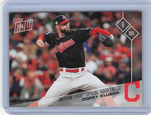 2017 Topps Now OS-26 Corey Kluber
