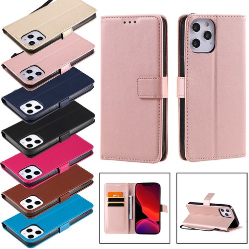 For iPhone 15 14 13 12 11 5 16Pro Max Leather Wallet Flip Protective Cover Case - Picture 2 of 19