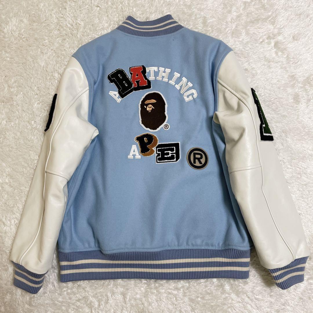 Excellent Used BAPE Jacket XL Authentic Rare 22Ss Crazy