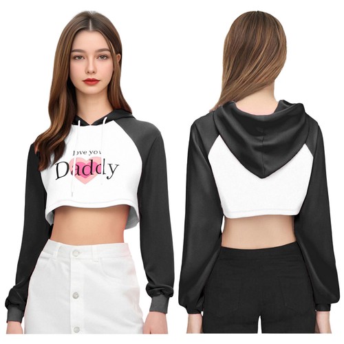 Damen Langarm Kordelzug Hoodie Herz bedruckt Kapuzenpullover Tops - Bild 14 von 34