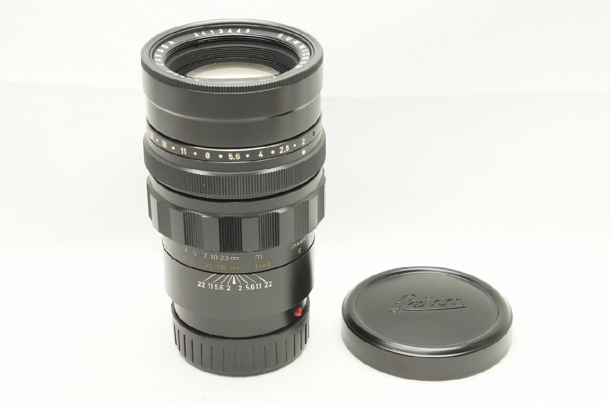 LEITZ CANADA 90mm f2 leica M SUMMICRON LEICA Leica LEITZ