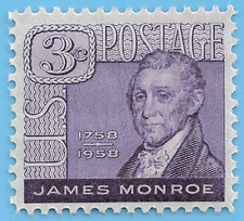 US Stamp  1958 James Monroe 3 Cent Stamp MNH Sc# 1105