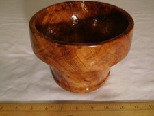Keith A. Pilger 2013 Wood Burl Flower Pot Amazing Craftsmanship Signed  Dated