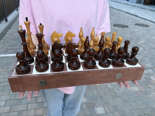 BIG USSR Tournament Wooden Chess set with BIG Plastic board. - Picture 23 of 24