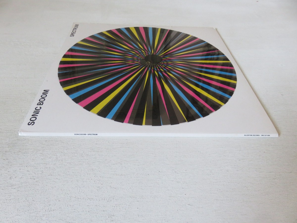 SONIC BOOM Spectrum SILVERTONE OPTIKENETIC SLEEVE 1ST PRESS VINYL