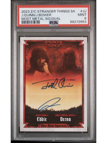 Topps Zerocool Stranger Things Most Metal Auto Eddie Vecna J Quinn Bower  16/100 - Picture 1 of 3