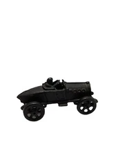 A C WILLIAMS 1930'S CAST IRON BOAT TAIL RACE CAR 5 1/4 INCHES LONG