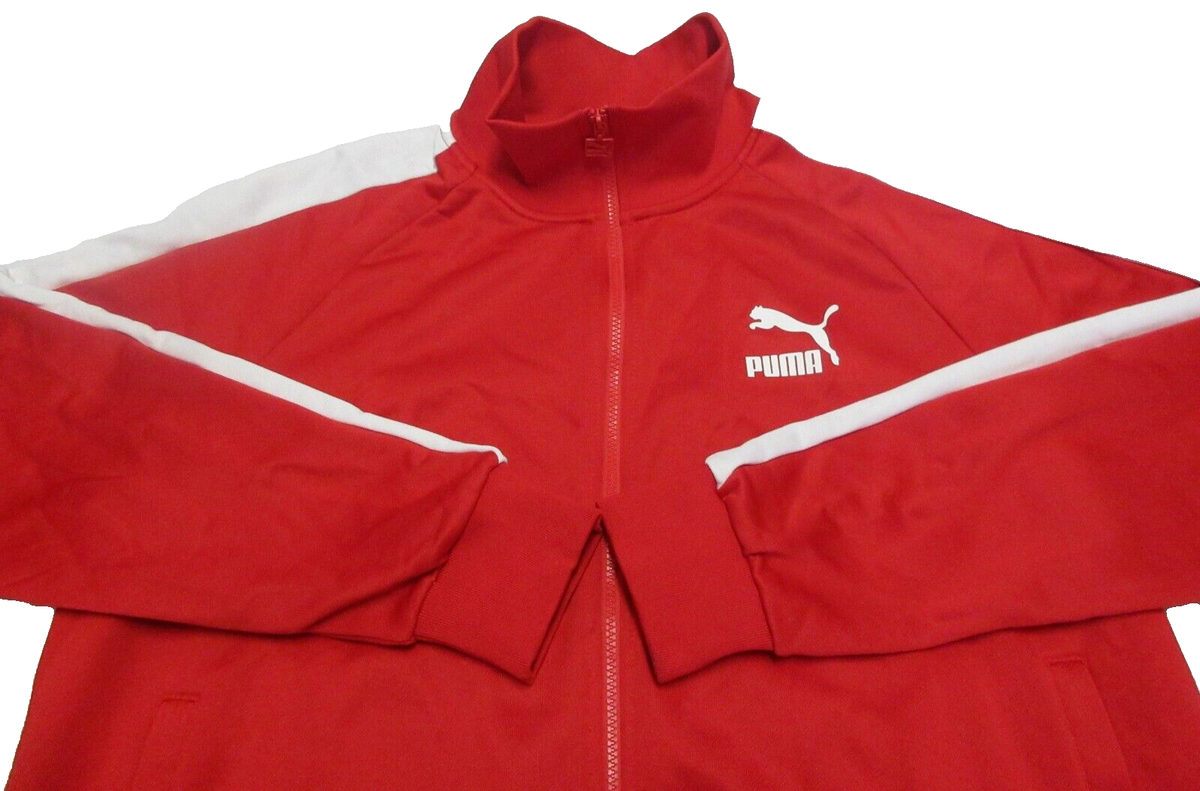 PUMA T7 レッドLサイズ Amazon | PUMA メンズ Iconic T7 トラックジャケット US サイズ
