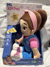 Brand New - Ms. Rachel Speak & Sing 16” Cuddle & Comfort Plush Doll Authentic