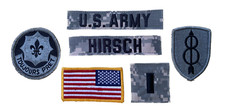 6 US ARMY patch 2nd Cavalry 8th Infantry Div Ucp Digital Acu Flagge Lt Hirsch