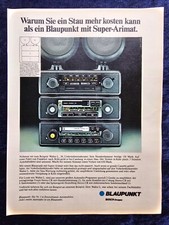 Blaupunkt Car Stereo with Super Arimat, Original Advertising from 1979