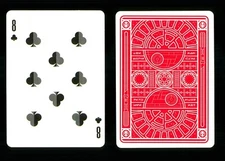 Playing card Star Wars Dark Side Red - 8 of Clubs ZT 24