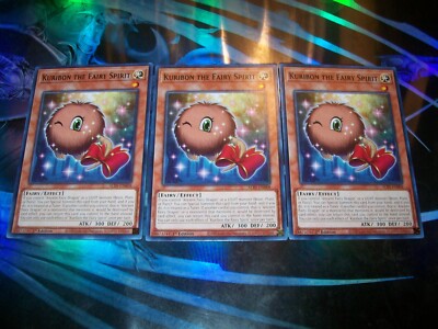 3x Kuribon the Fairy Spirit 1st Edition Common ALIN-EN008 Yu-Gi-Oh!