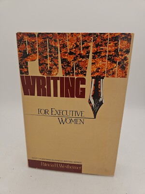 1989 Power Writing For Executive Women HC DJ VG Condition BZ2