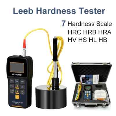 Leeb Hardness Tester HL HB HRB HRC with Calibration Block 170-960HLD Durometer